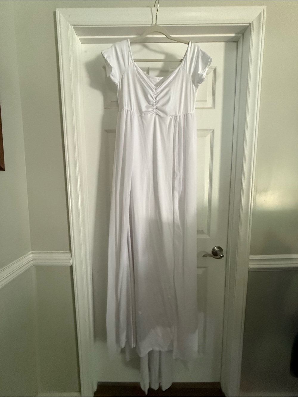 White Maternity Dress